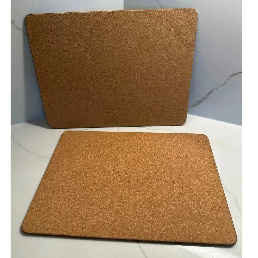 Set of 2 Cork Backed Playful Kitten Garden Table Mats Creative Tops Wall Decor